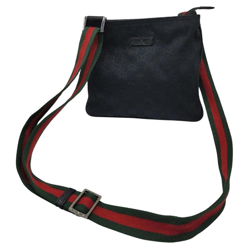 Gucci GG Canvas Vintage Web Small Messenger For Sale