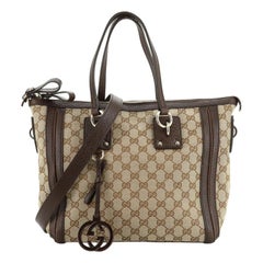 Gucci GG Charm Convertible Tote GG Canvas Medium