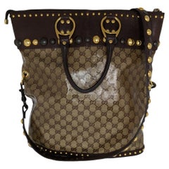 Gucci GG Crystal Babouska Tote con borchie