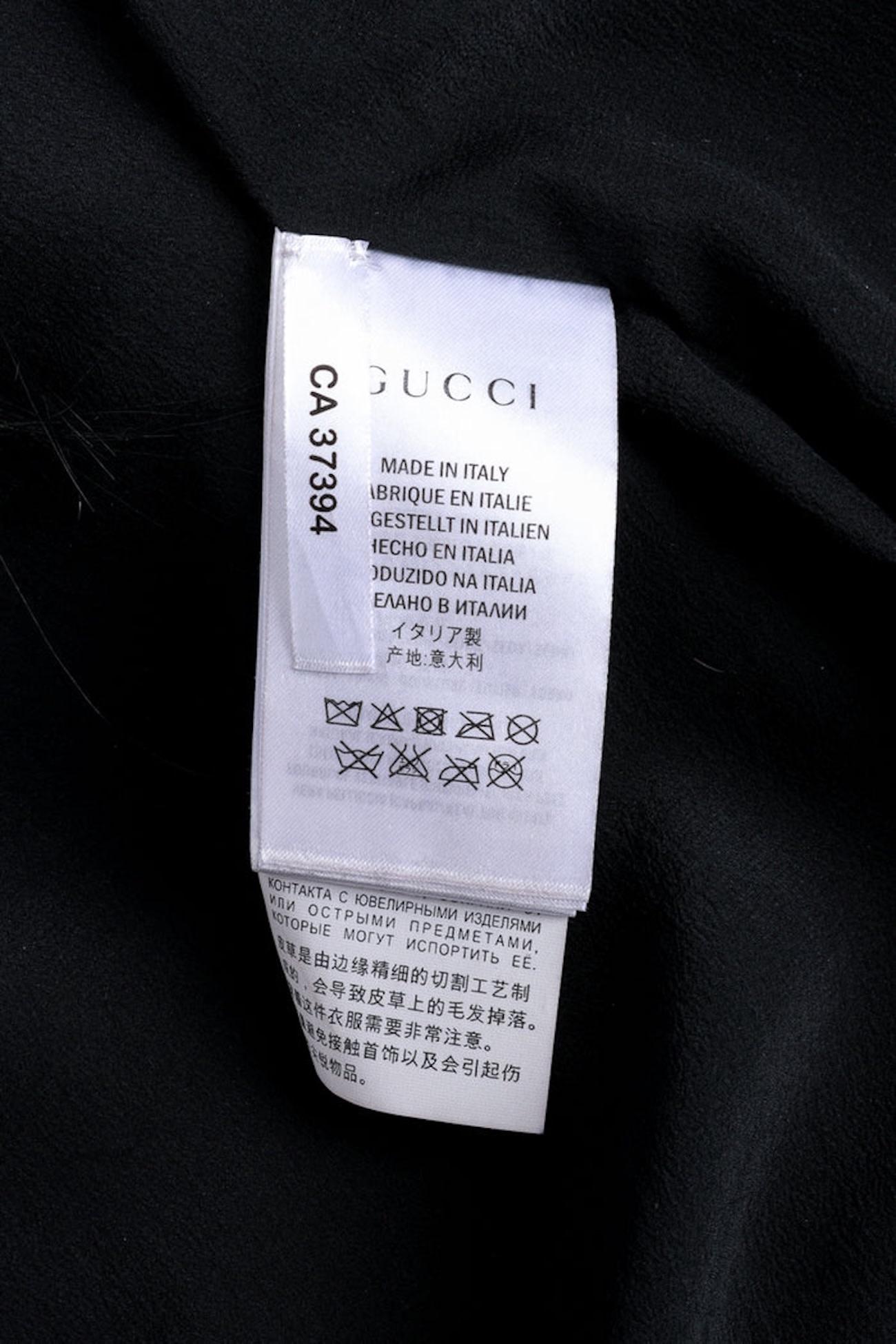 Gucci GG Diamond Embroidered Tulle Top (Large) For Sale 1
