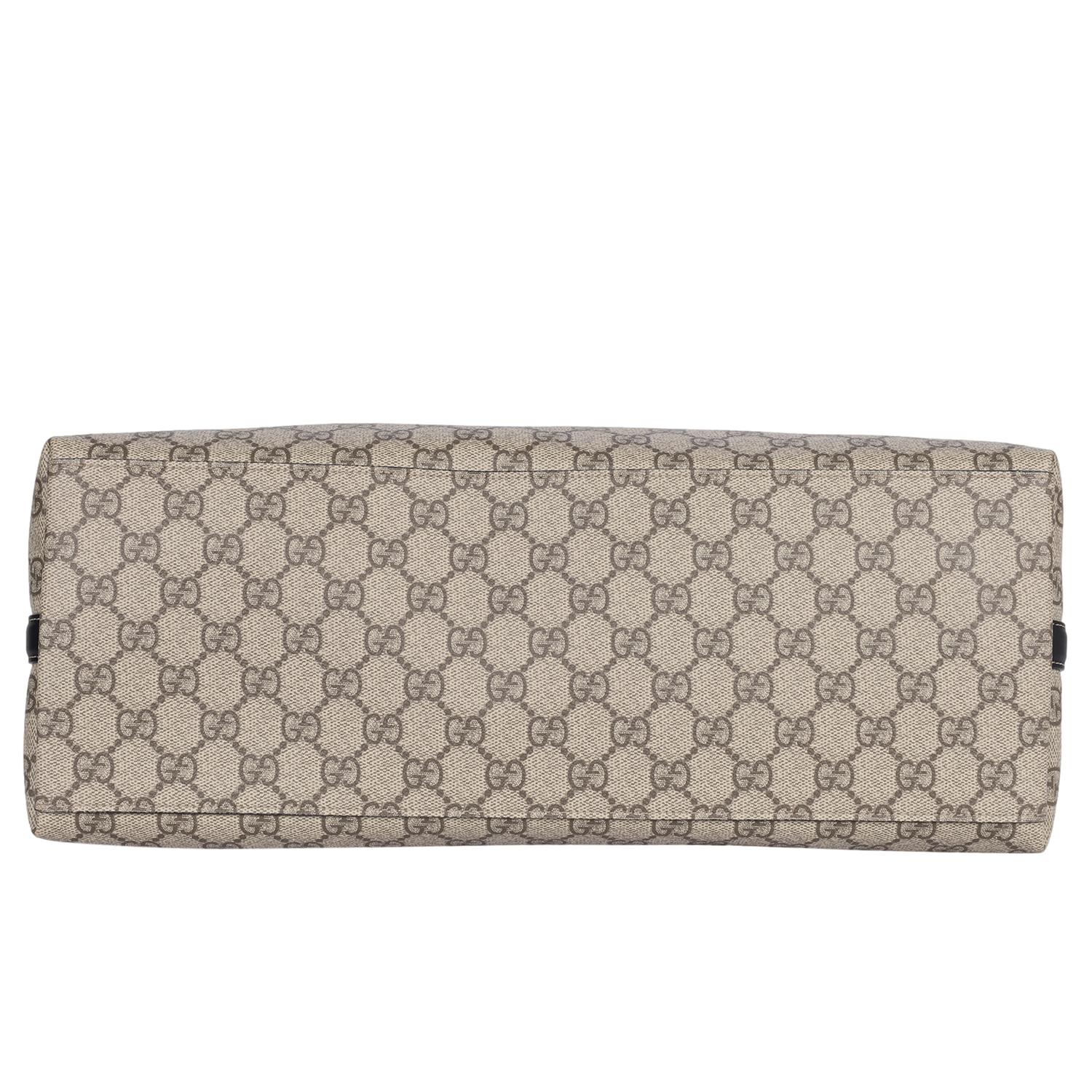 Gucci GG Emblem Maxi Tote Bag Nero in vendita 5