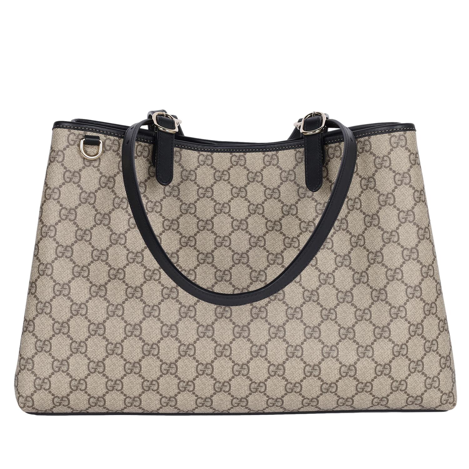 Gucci GG Emblem Maxi Tote Bag Nero In condizioni ottime in vendita a Salt Lake Cty, UT