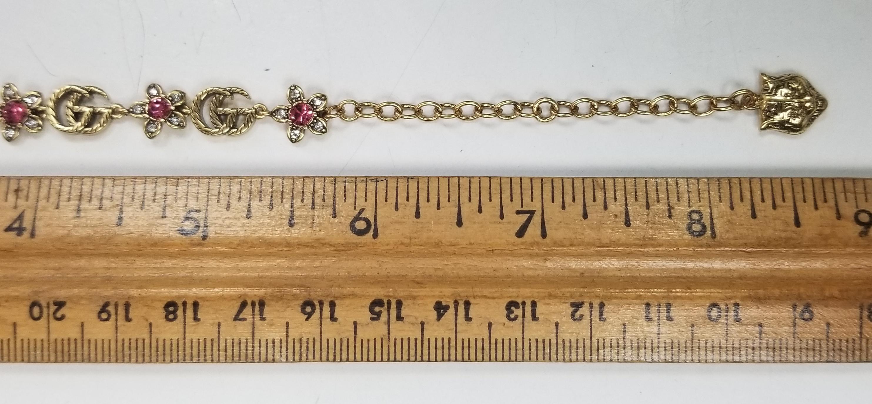 gucci flower necklace