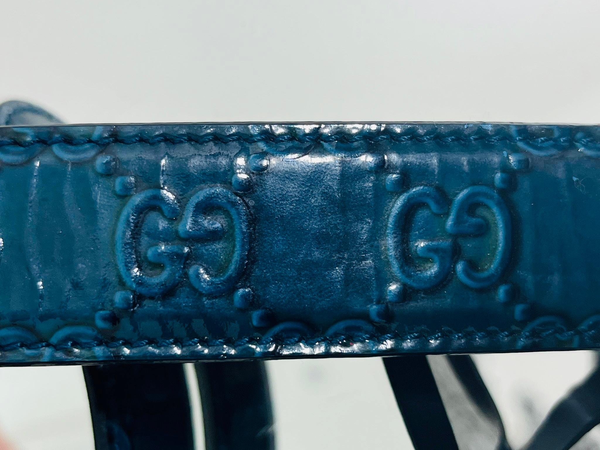 Gucci 'GG' Guccissima Patent Leather Belt 2
