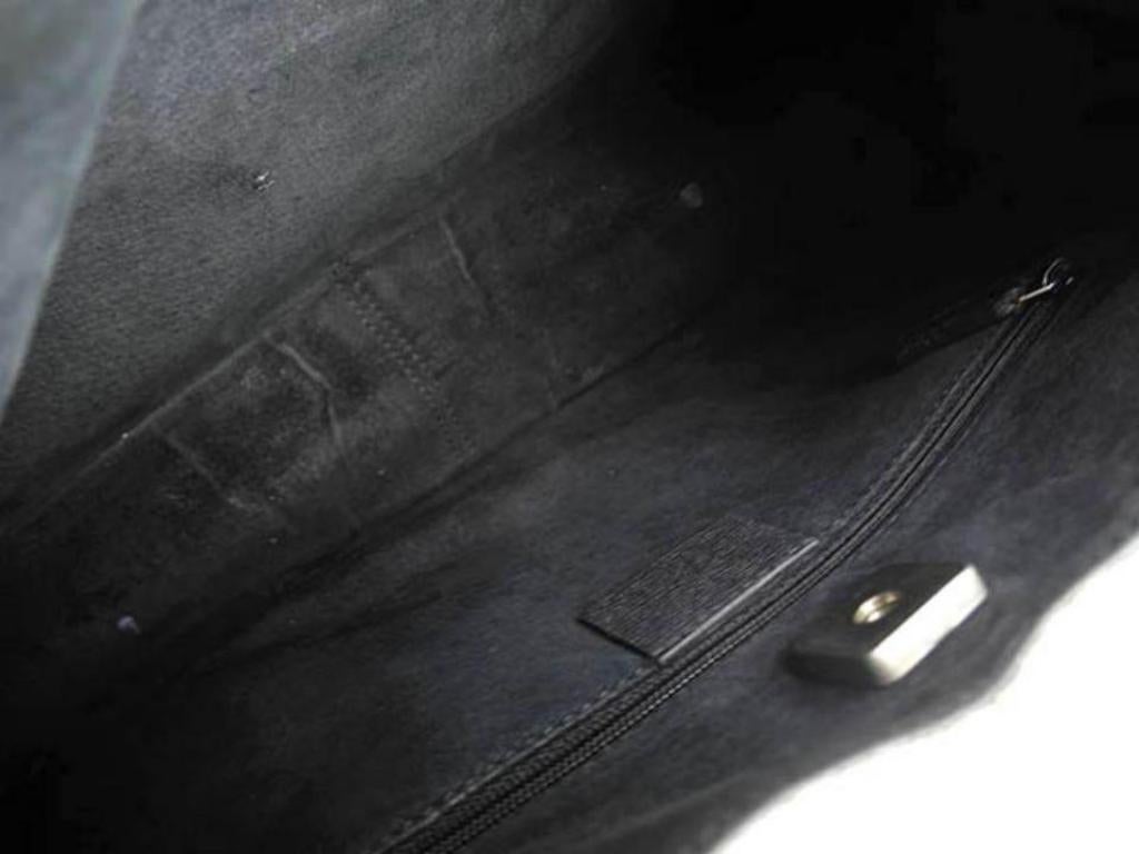 Gucci Gg Hobo-223599 Black Leather Shoulder Bag For Sale 1