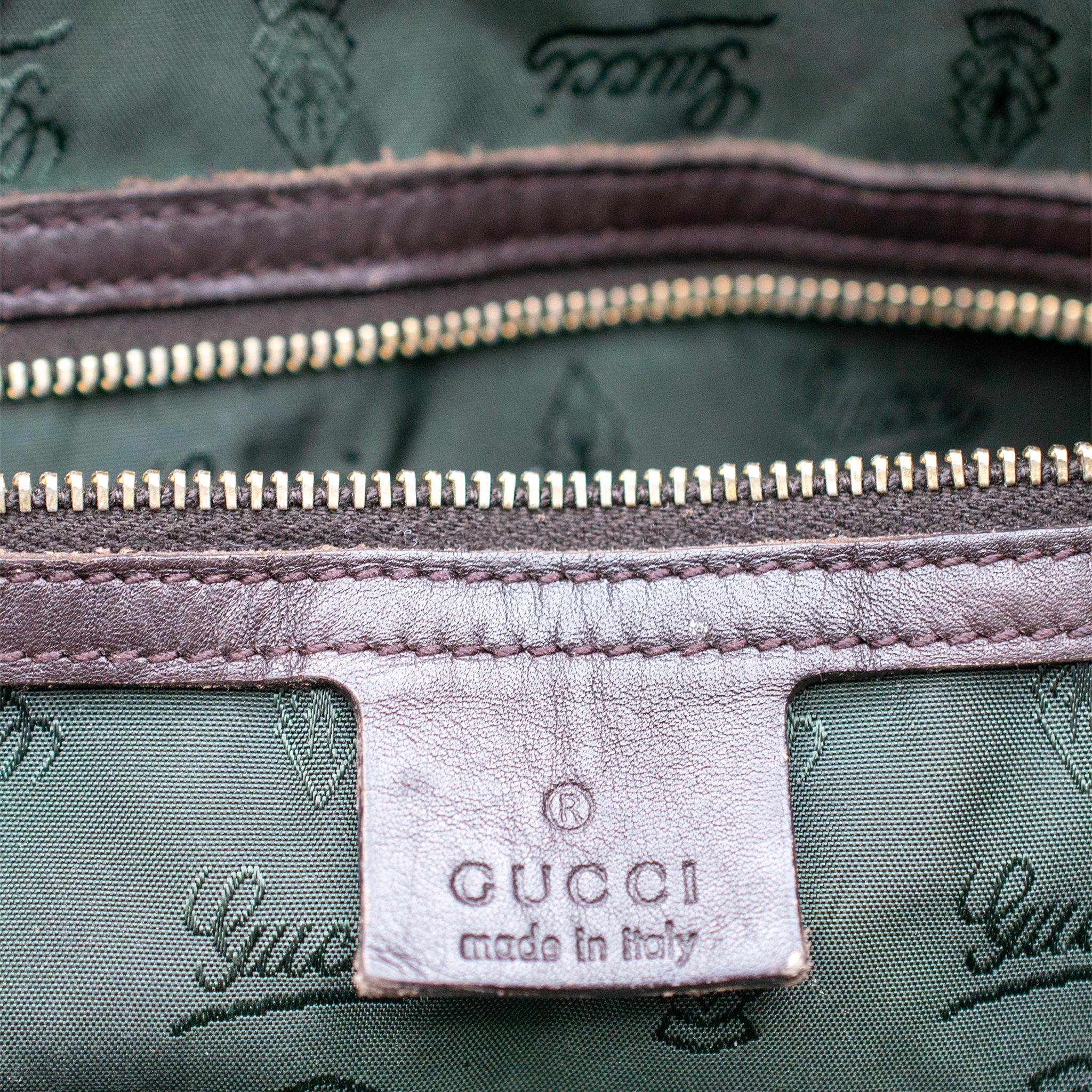 Gucci Gg Hysteria Tote Beige Leather Ladies Handbag For Sale 8