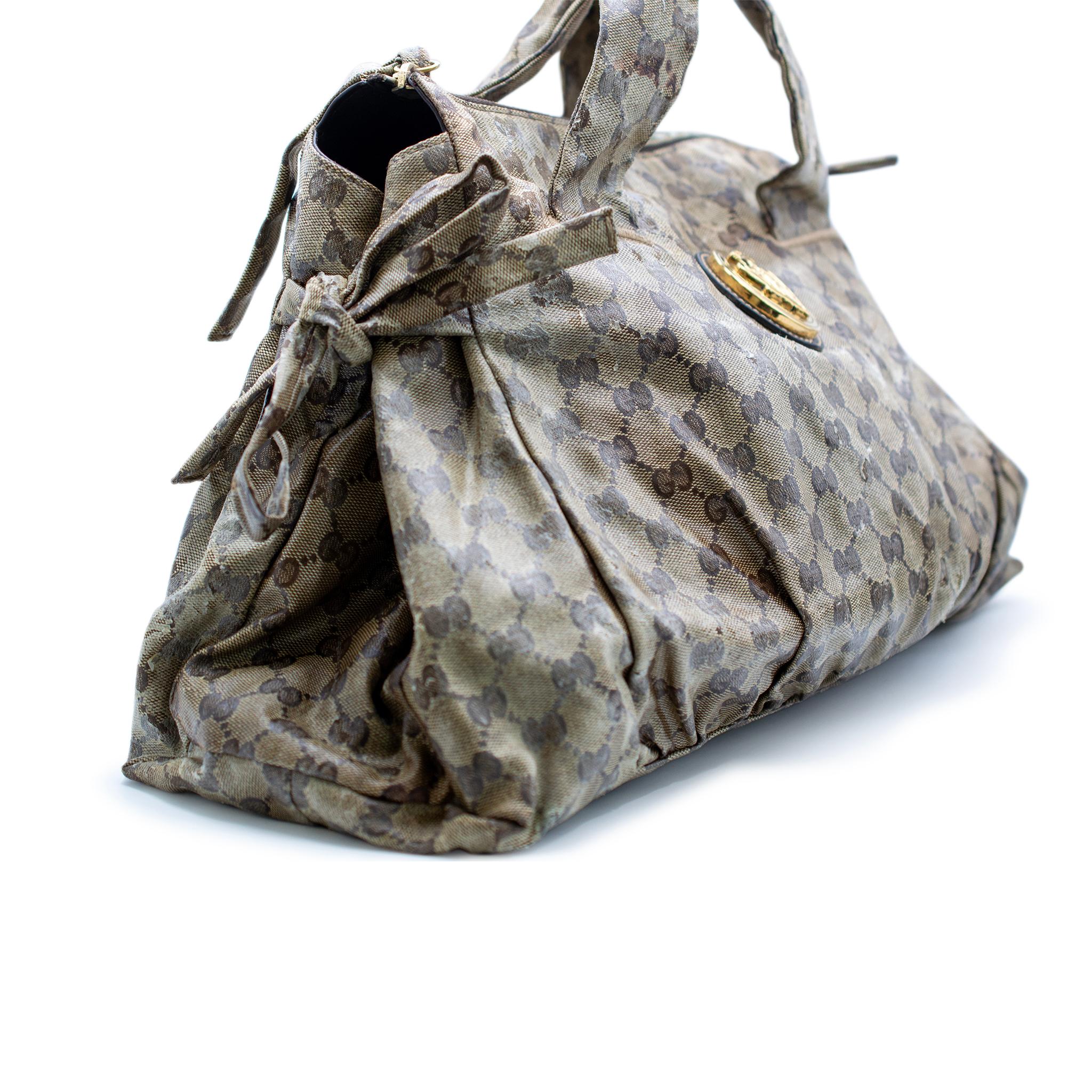Gucci Gg Hysteria Tote Beige Leather Ladies Handbag For Sale 1