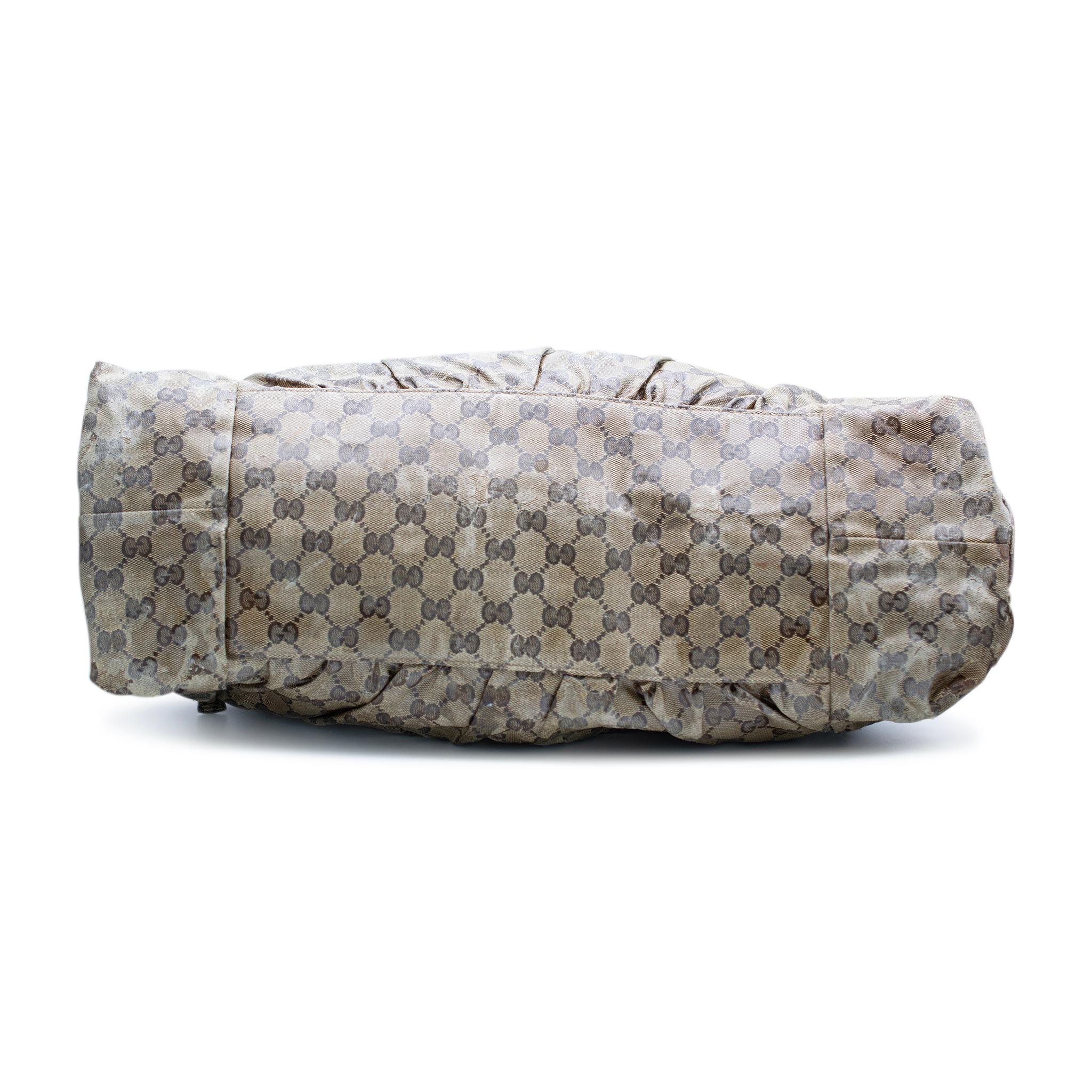 Gucci Gg Hysteria Tote Beige Leather Ladies Handbag For Sale 5