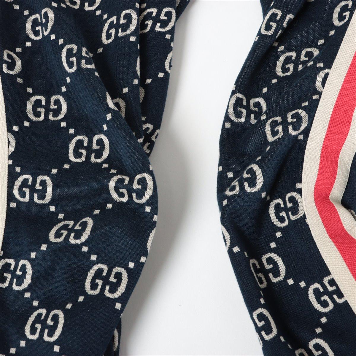 Gucci GG Jacquard Jogging Track Pants Navy Blue 2