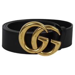 Gucci Gg Leather Waist Belt 90
