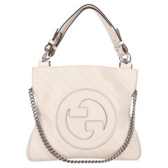 Gucci 
GG
 Logo Blondie Small Leather Tote Bag