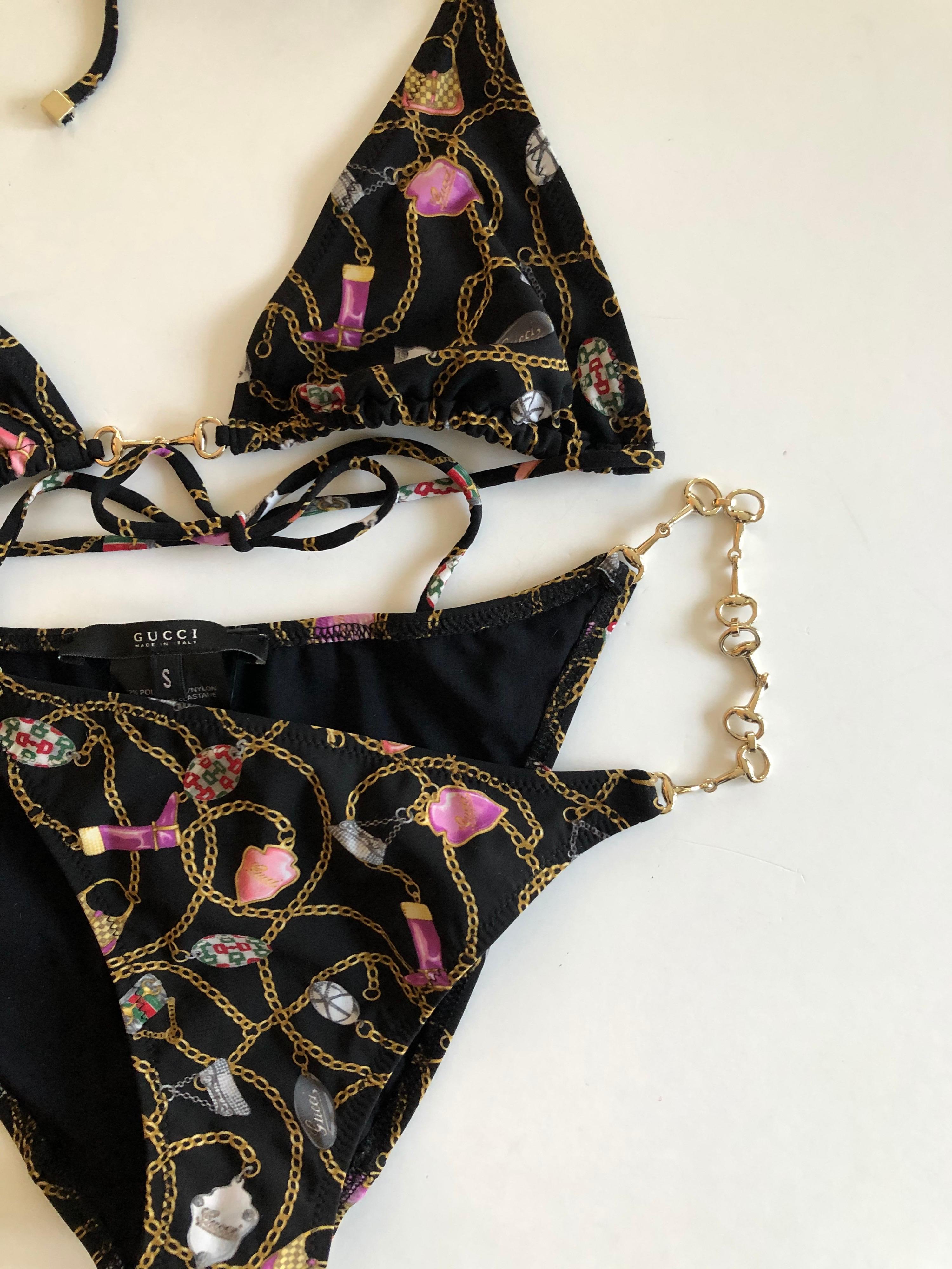 gucci two piece swimsuit