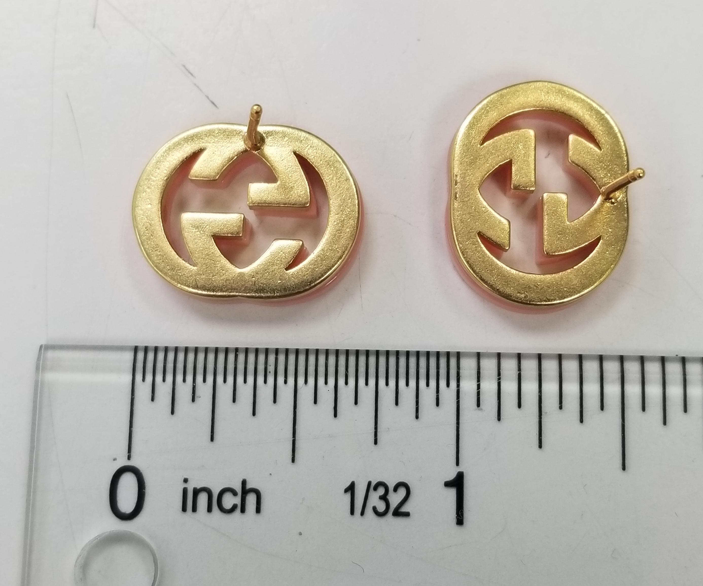 gucci pink earrings