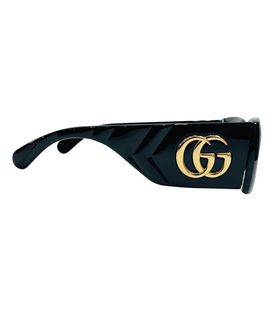 Gucci 'GG' Logo Sunglasses In Excellent Condition In London, GB