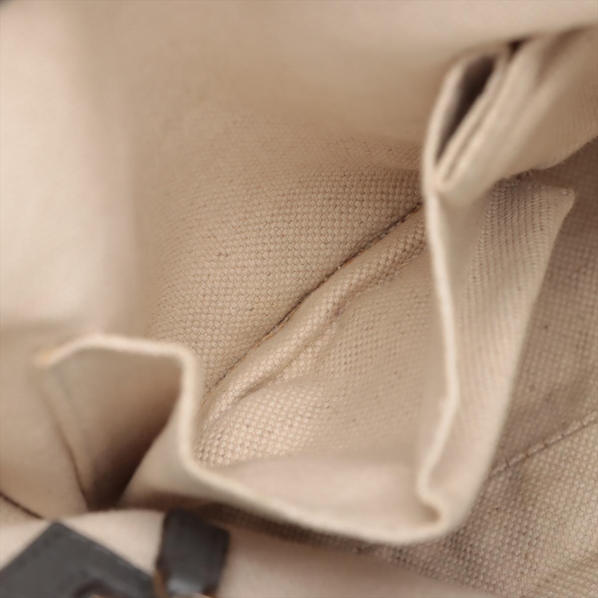 Gucci GG Logo Tassel Pelle Borsa a tracolla a due vie Marrone x Grigio in vendita 5