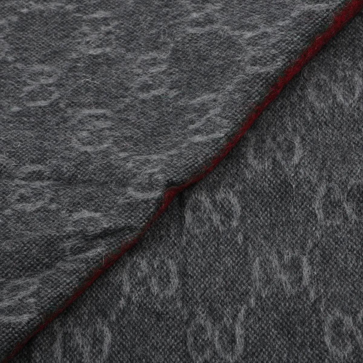 Grigio Sciarpa Gucci Logo GG in lana e alpaca, grigio in vendita