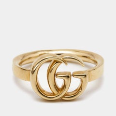 Gucci GG Marmont 18k Yellow Gold Ring
