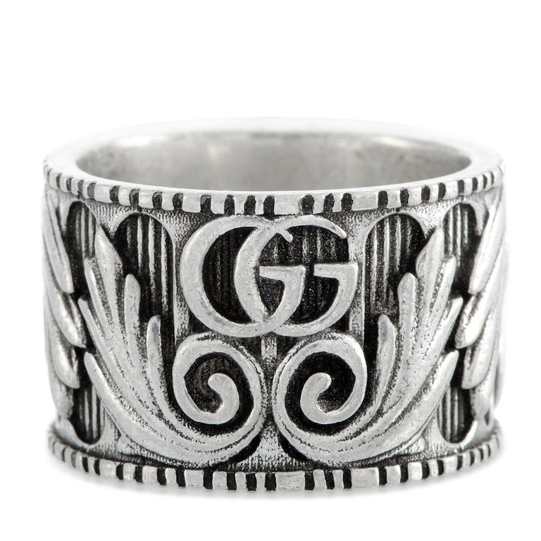 gg ring silver