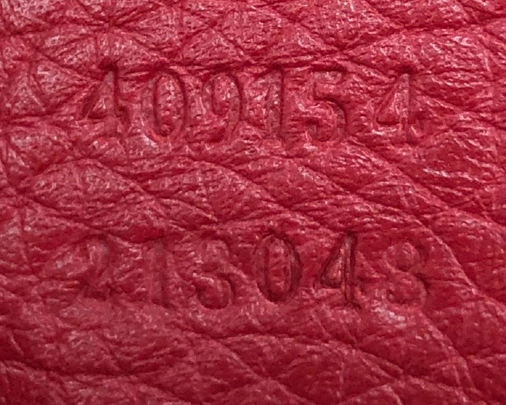 Red Gucci GG Marmont Animalier Shoulder Bag Leather Medium