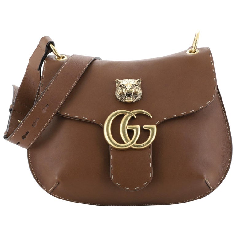 Gucci GG Marmont Animalier Shoulder Bag Leather Medium at 1stdibs
