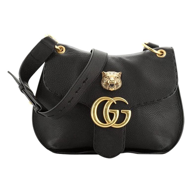 Gucci GG Marmont Animalier Shoulder Bag Leather Medium at 1stDibs