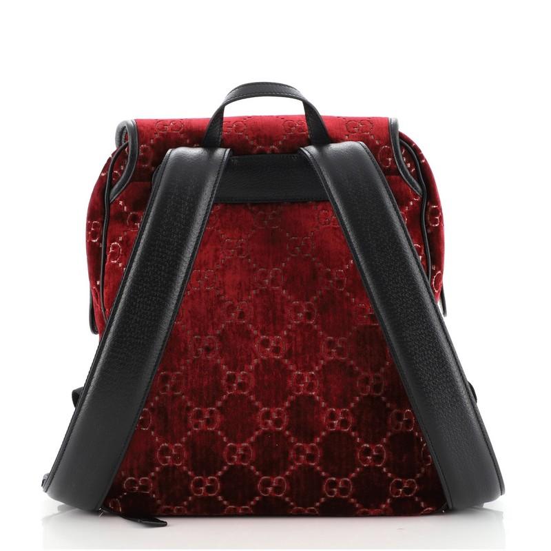 gucci marmont velvet mini backpack