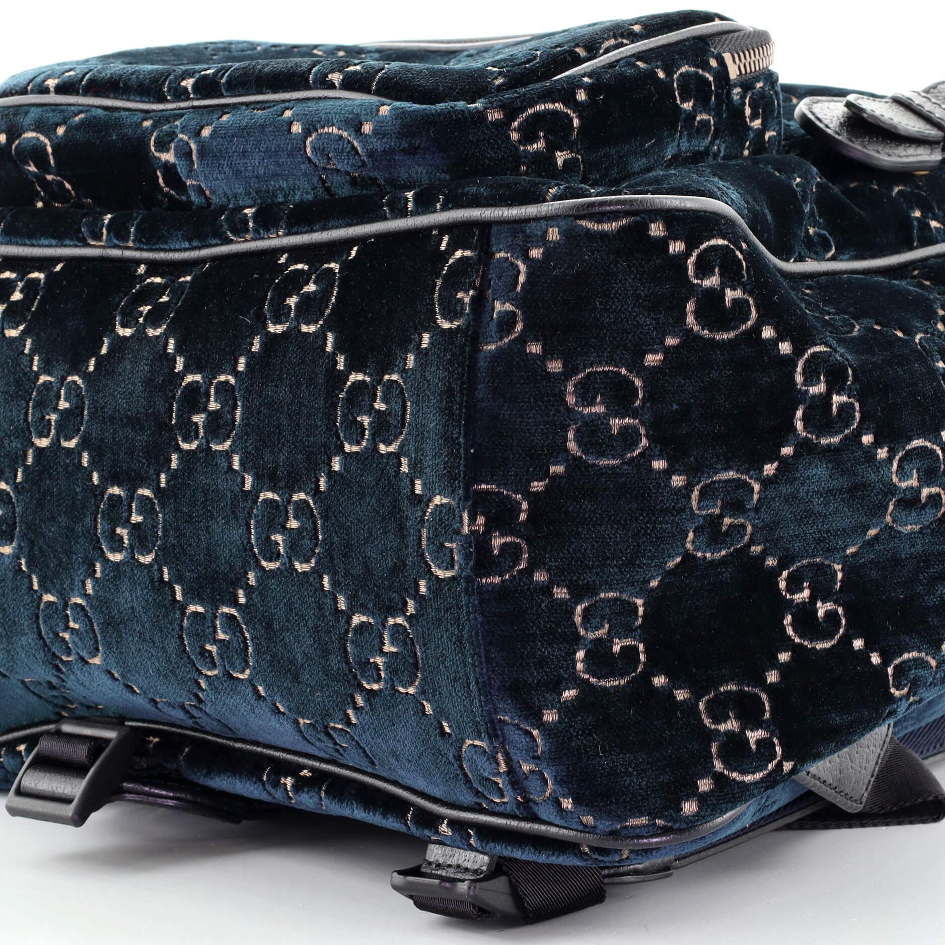 Gucci GG Marmont Rucksack GG aus Samt klein 3