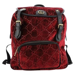 Gucci GG Marmont Backpack GG Velvet Small