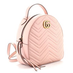 Gucci GG Marmont Backpack Matelasse Leather Small