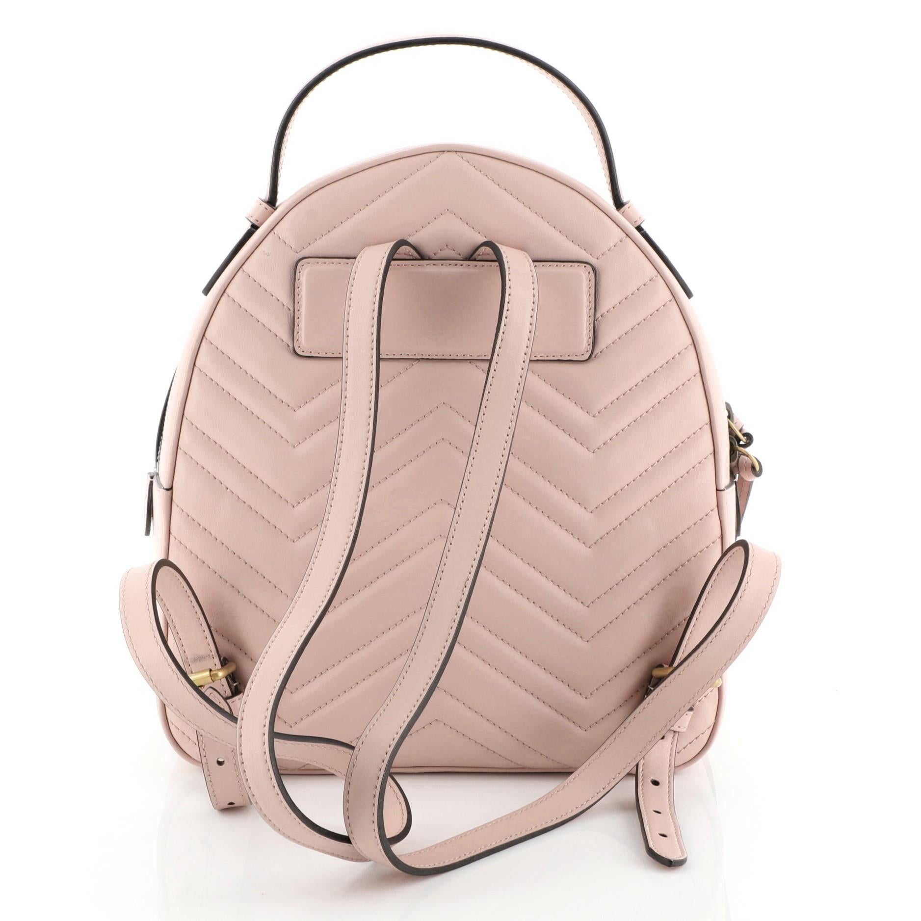 gucci marmont backpack pink