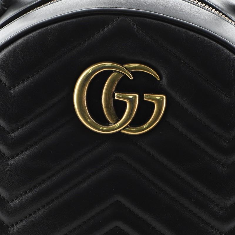 Gucci GG Marmont Backpack Matelasse Leather Small 4