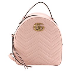 Gucci GG Marmont Backpack Matelasse Leather Small