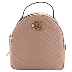 Gucci GG Marmont Backpack Matelasse Leather Small