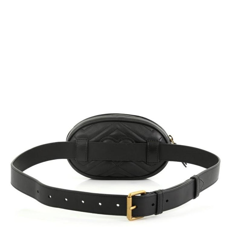 Gucci GG Marmont Belt Bag Matelasse Leather at 1stdibs