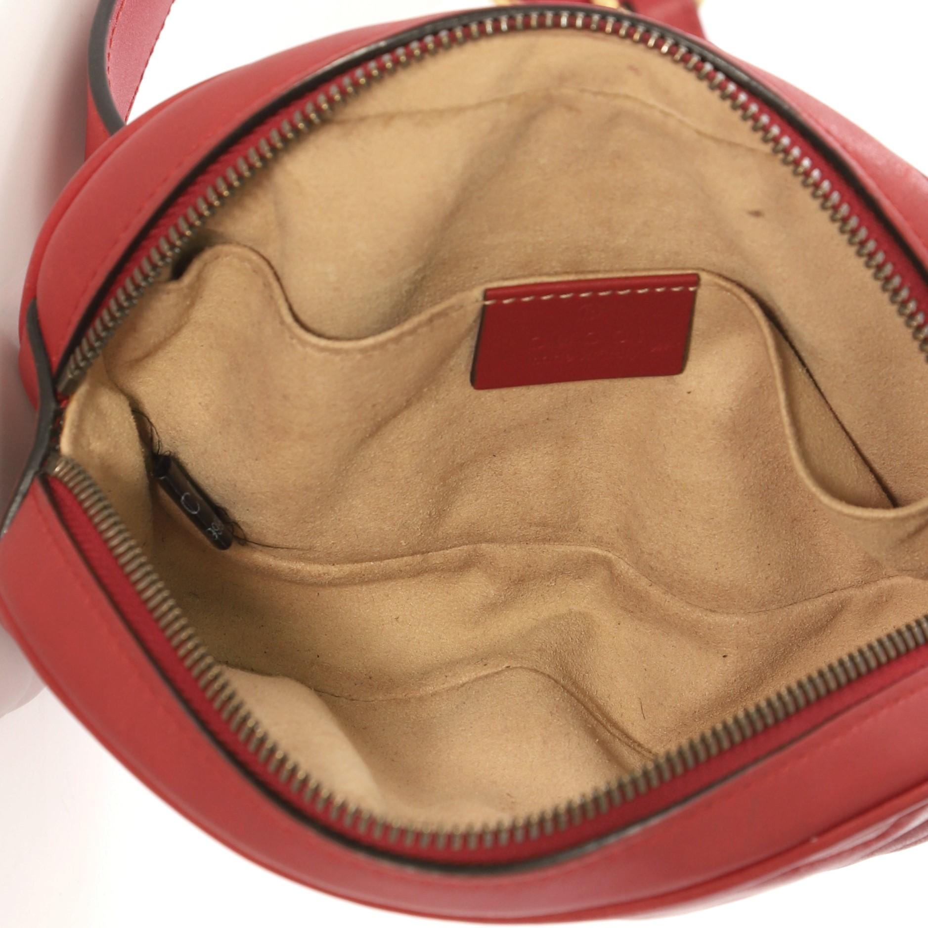 Gucci GG Marmont Belt Bag Matelasse Leather 1