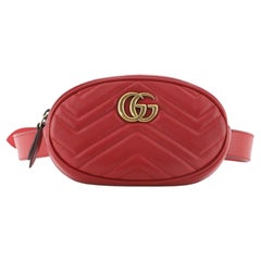 Gucci GG Marmont Belt Bag Matelasse Leather