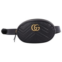 Gucci GG Marmont Belt Bag Matelasse Leather