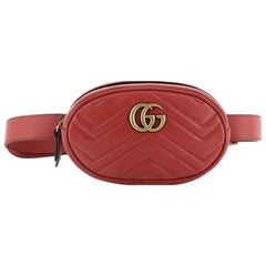 Gucci GG Marmont Belt Bag Matelasse Leather