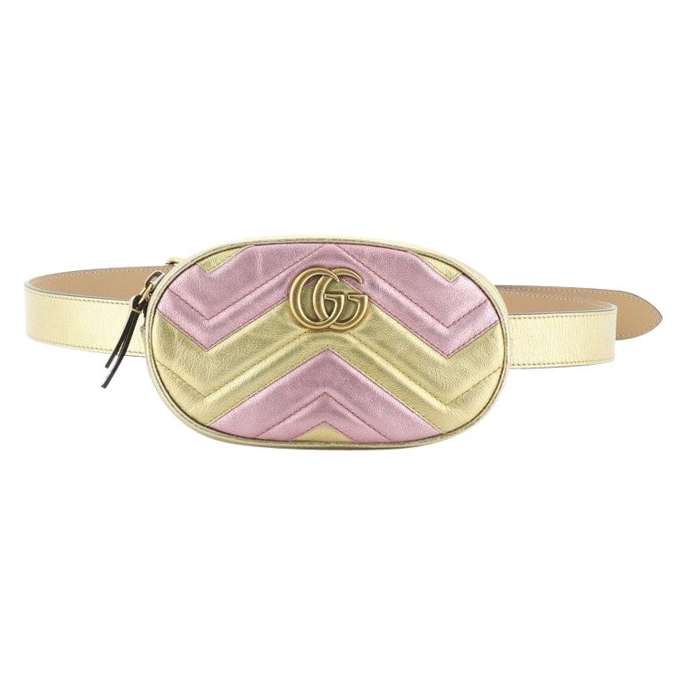 Gucci  GG Marmont Belt Bag Matelasse Leather