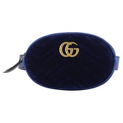 Used Gucci GG Marmont Belt Bag Matelasse Velvet