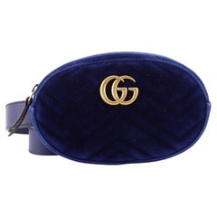 Gucci GG Marmont Belt Bag Matelasse Velvet