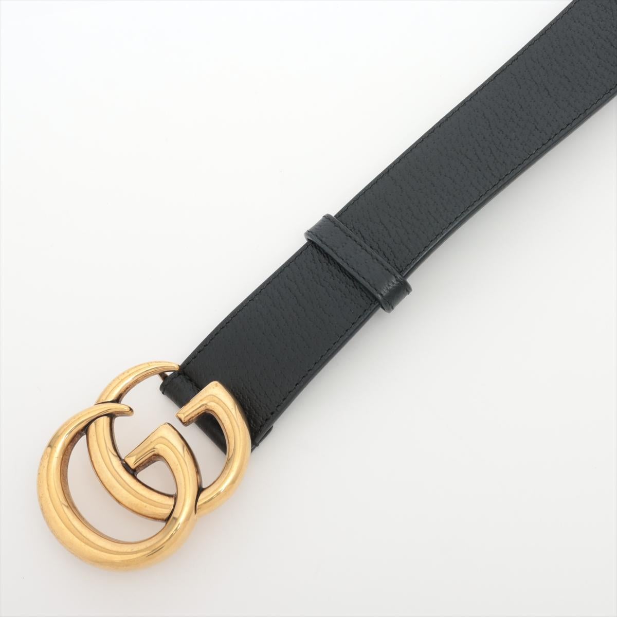 Gucci GG Marmont Belt Black In Good Condition For Sale In Indianapolis, IN