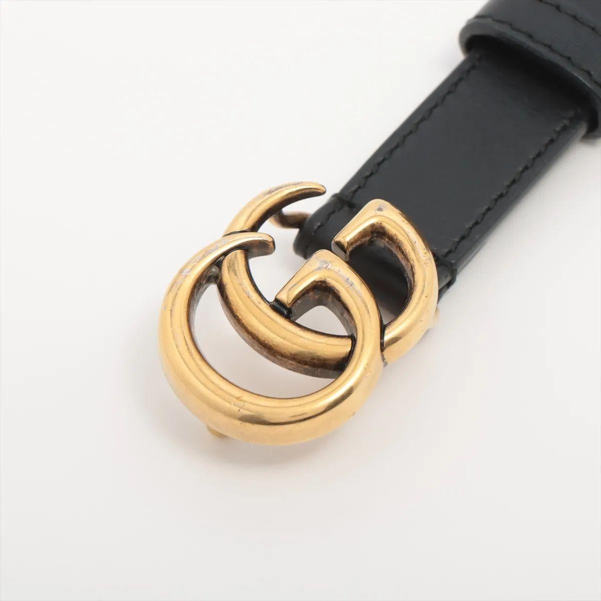 Gucci GG Marmont Belt Black In Good Condition For Sale In Humacao, PR