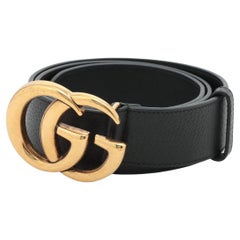 Cinturón Gucci GG Marmont Negro