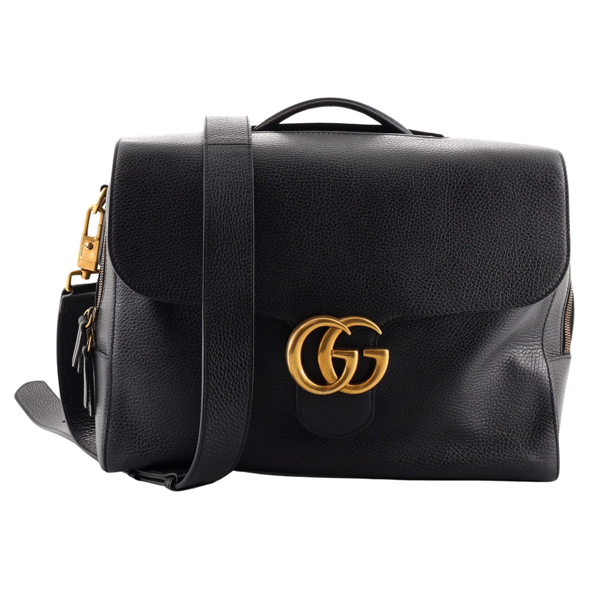 Gucci GG Marmont Briefcase Leather Large
