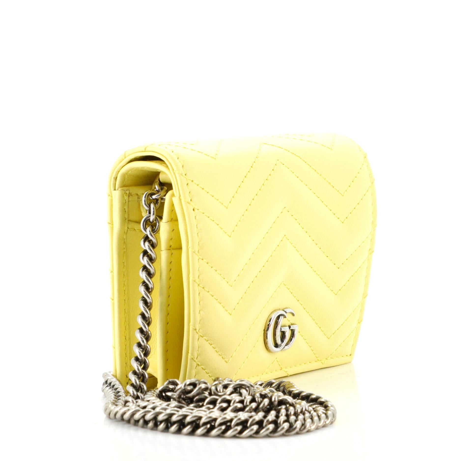 card case with chain