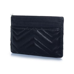 Gucci, GG Marmont card holder in black