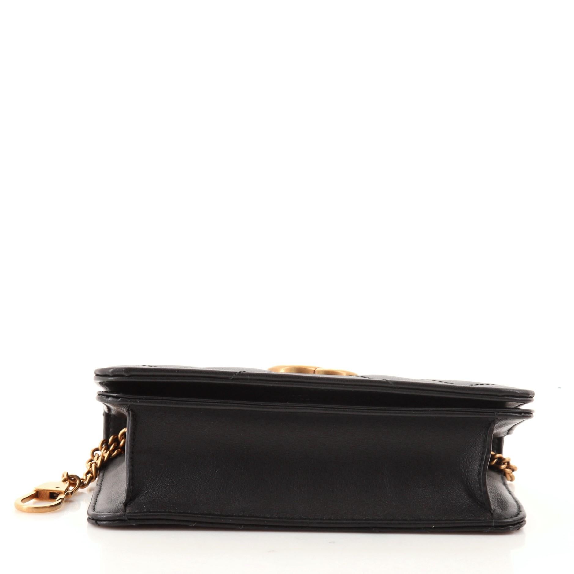 Gucci GG Marmont Tasche aus Matelasse-Leder mit Kette und Klappe für Damen oder Herren