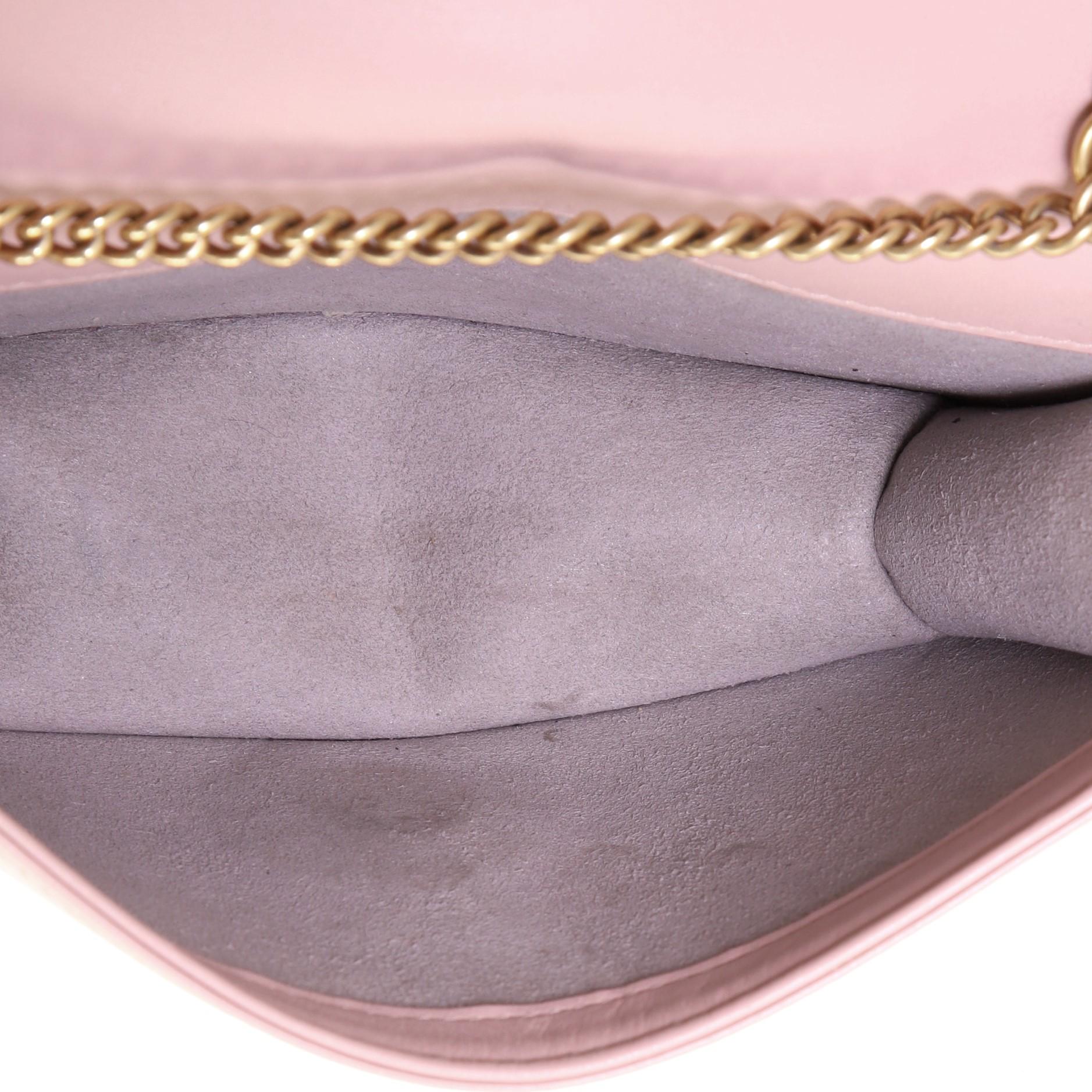 Gucci GG Marmont Chain Flap Bag Matelasse Leather Mini 1