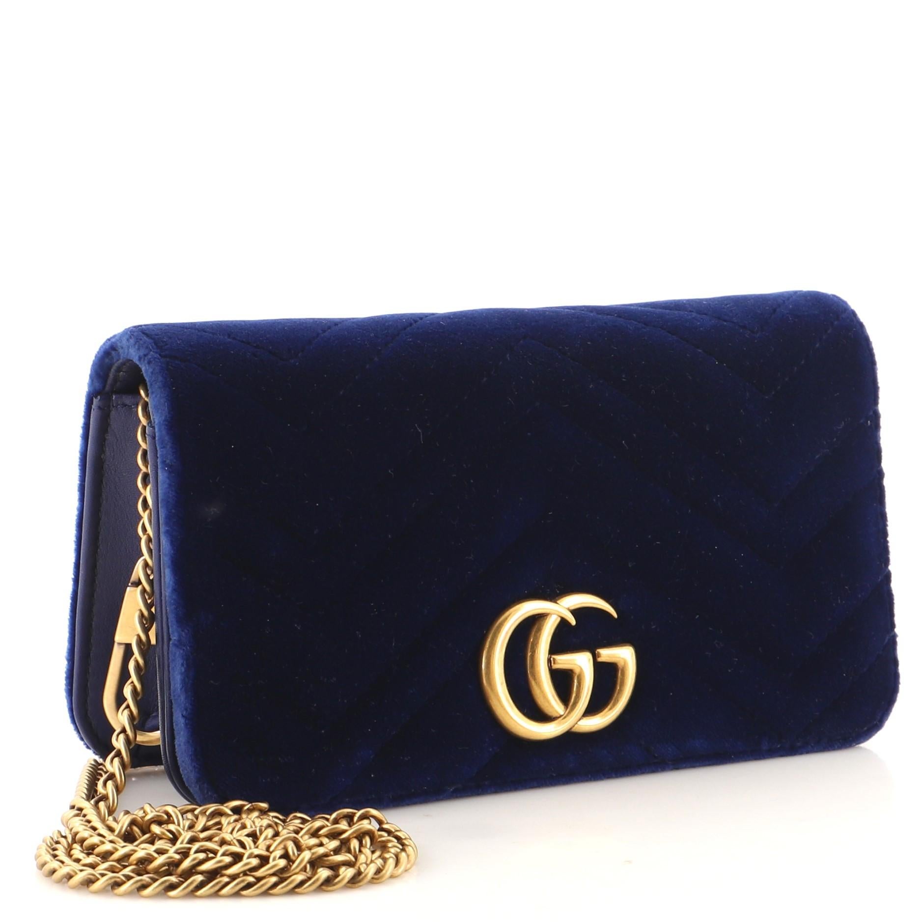 Gucci velvet crossbody hotsell